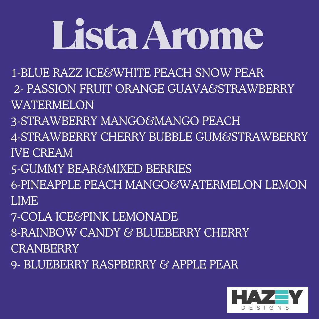 Vape Hazey 50.000 puffs Dublu Rezervor Doua Arome Individuale !