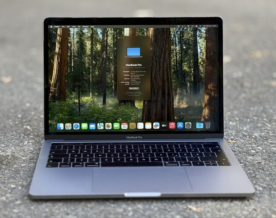 Лаптоп Apple MacBook Pro, 13-инчов, 2019 г, Intel Core i5