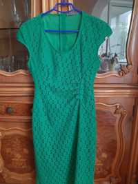 Rochie verde de dantela