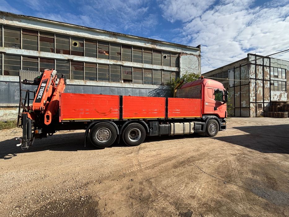 Vand Scania R440 cu macara