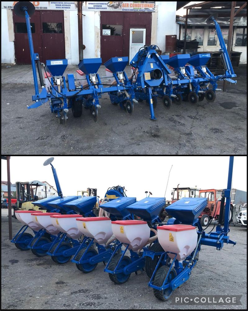 Piese. Semanatoare de porumb SPC6 SPC4 cu dublu discuri si fertilizare
