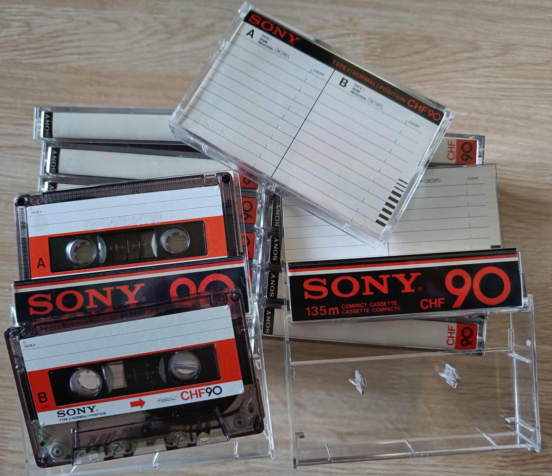 16x Sony CHF 60/90 casete audio