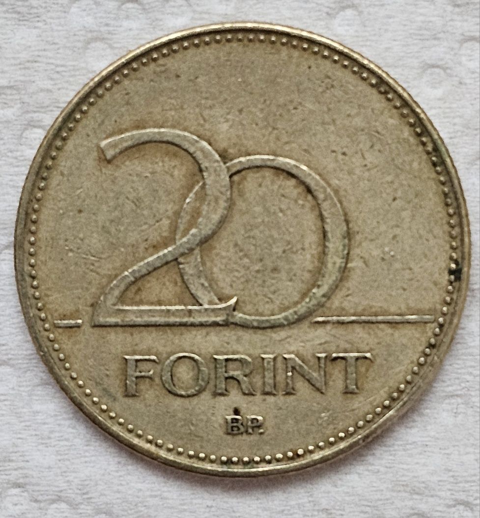 Monede BG 20, 10, 2 stotinki (1999) și HU 20 forint (1993)