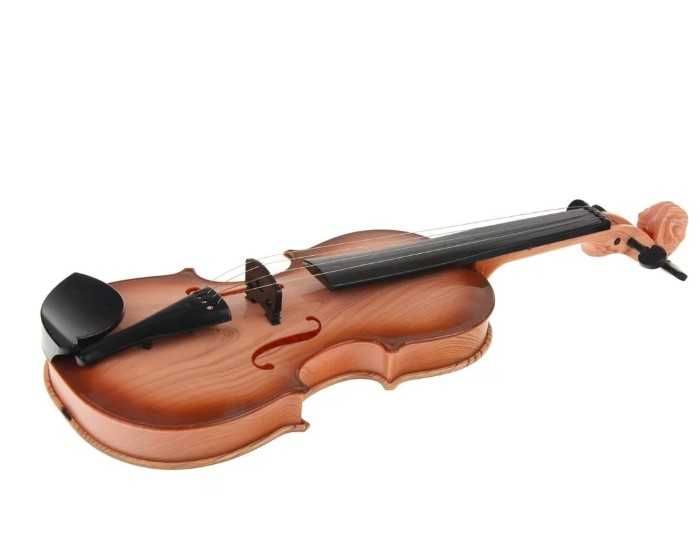 Детска цигулка с лък 4 метални струни