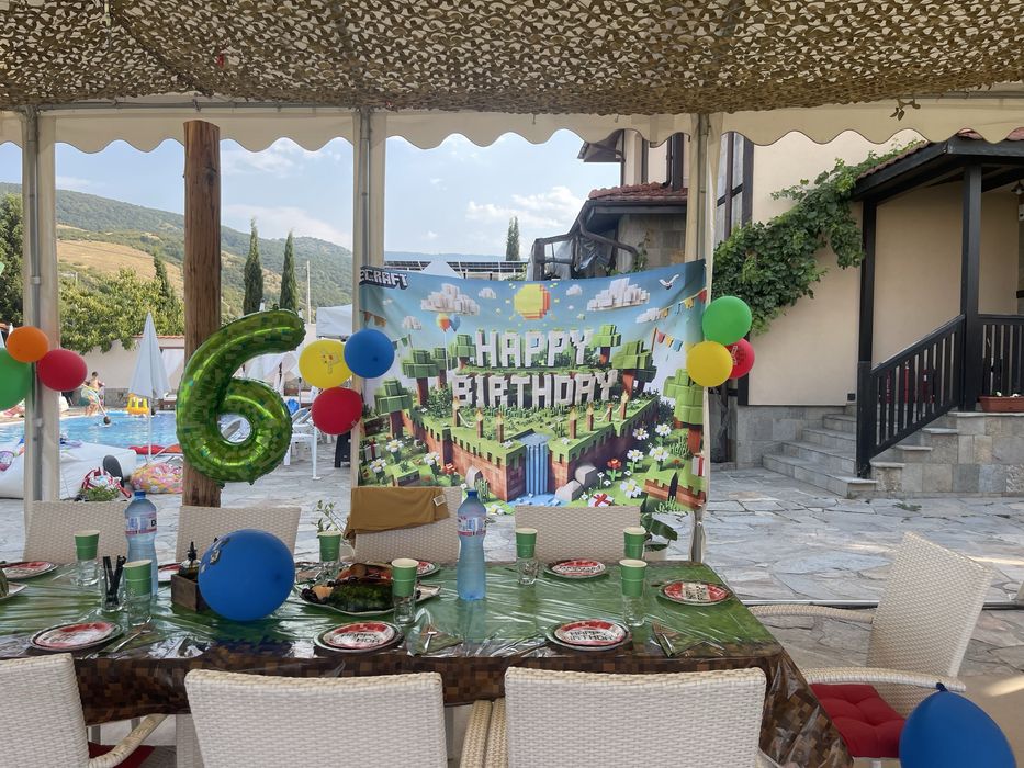 Украса за рожден ден Майнкрафт,Minecraft