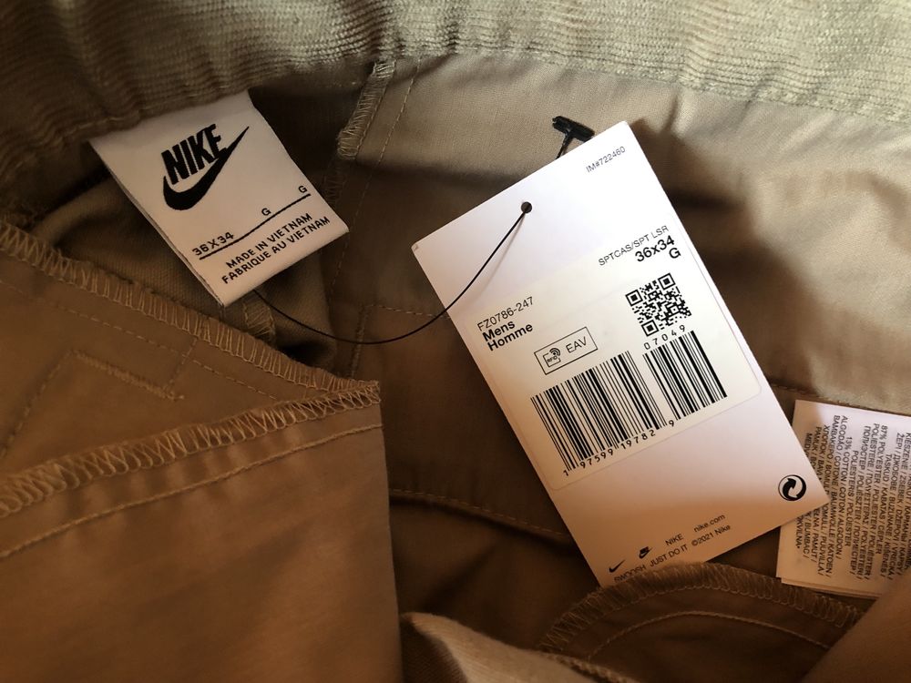 Nike Club Corduroy Chino Pants ОРИГИНАЛЕН мъжки панталон/джинси -36