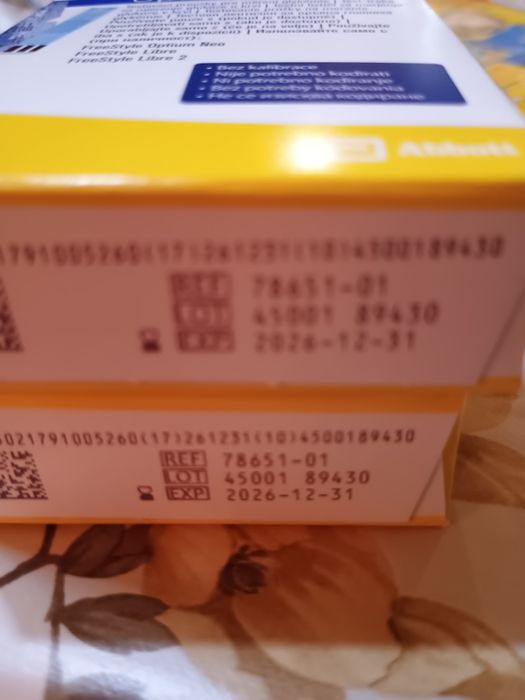 Тест ленти  за глюкомер  Free Style