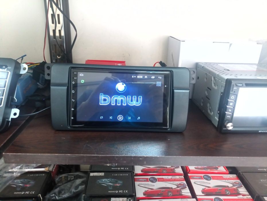 Android 11 GPS мултимедия с 1/2GB RAM за BMW E46/X5/E39/универсална