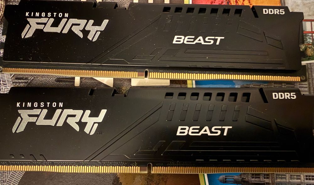 Memorie Kingston FURY Beast, 32GB DDR5, 6000MHz CL40, Dual Channel Kit