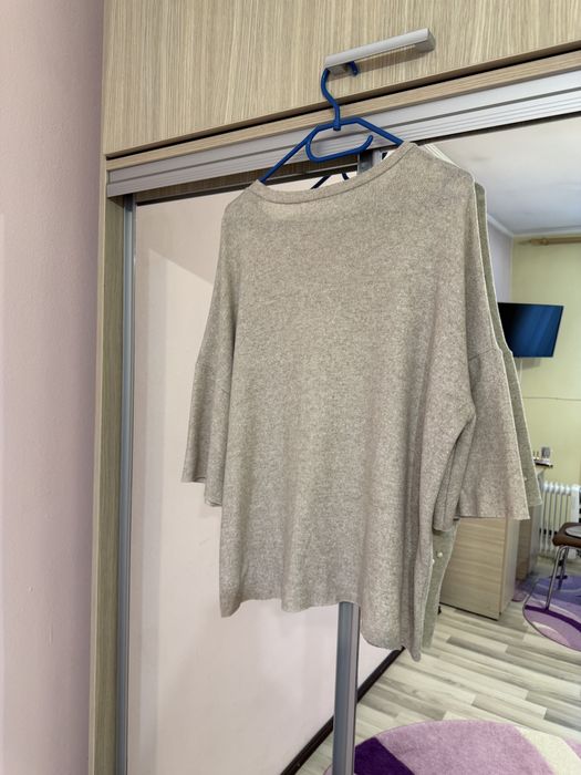 Bluza Zara Trafaluc cu perle marime S