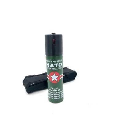 Spray NATO,cu propulsie pe jet, de 110 ml cu husa