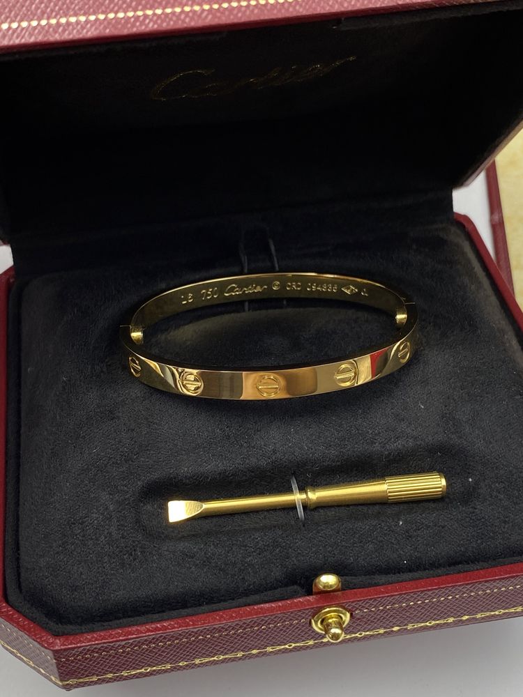 Brățară model Cartier LOVE 16 Gold 750