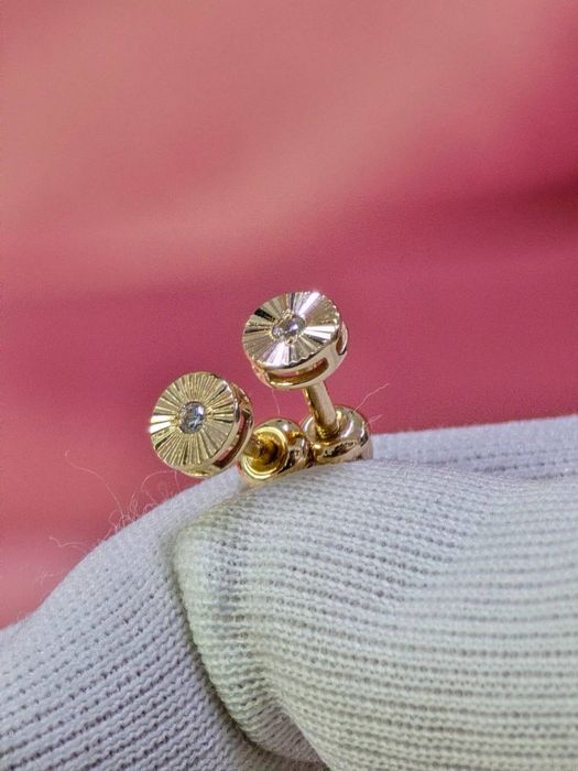 Золото 585  Серьги