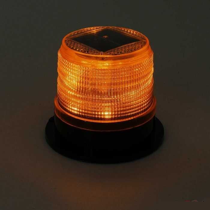 Сигнална лампа маяк 218  8 диода - соларна