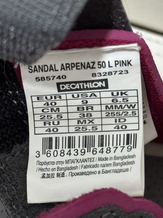 Sandale femei Quechua Decathlon