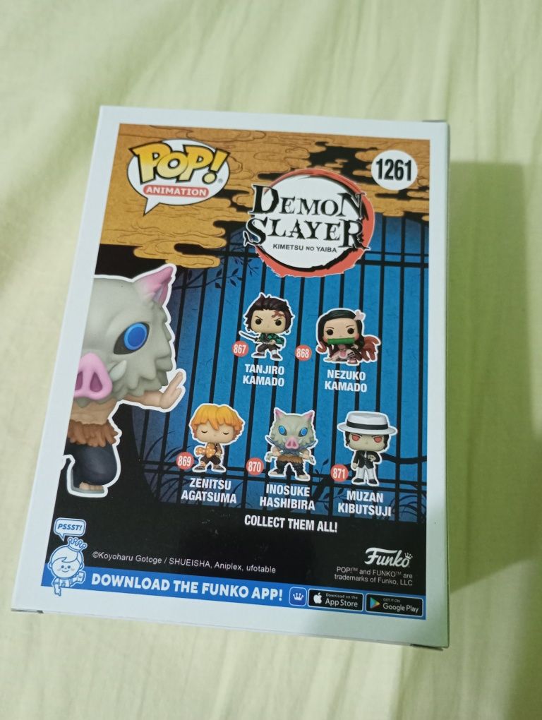 Funko pop! Inosuke hashibia .Demon slayer 1261