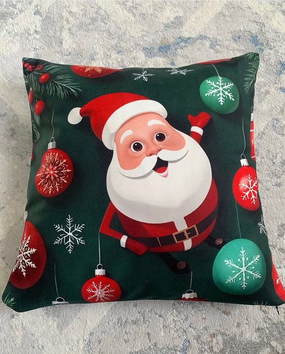 Подушка с Дед морозом, подарок к праздникам