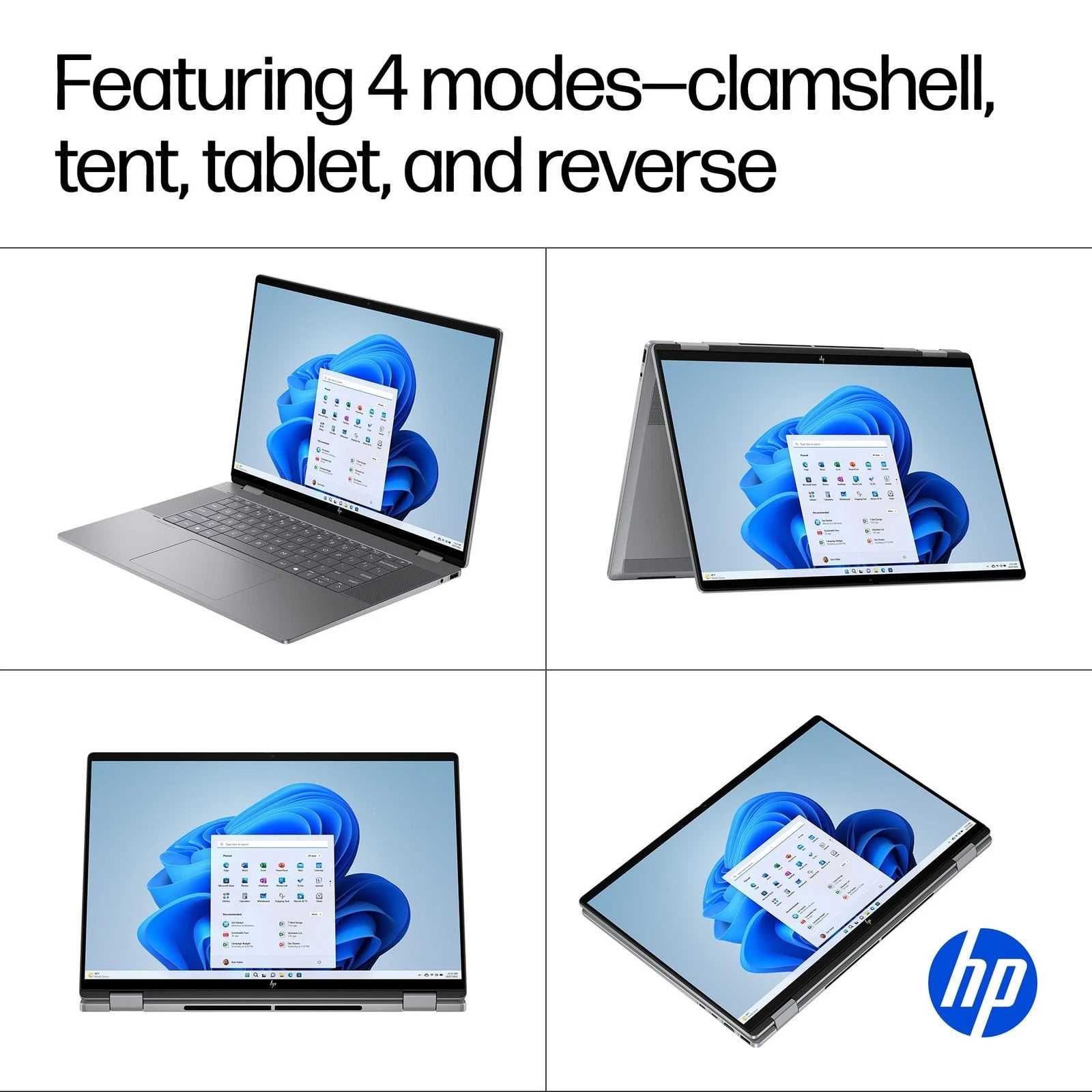 HP OmniBook X Flip 2-в-1 R5 220 APU 16.0" 2K IPS TS DDR5 8GB SSD 512GB