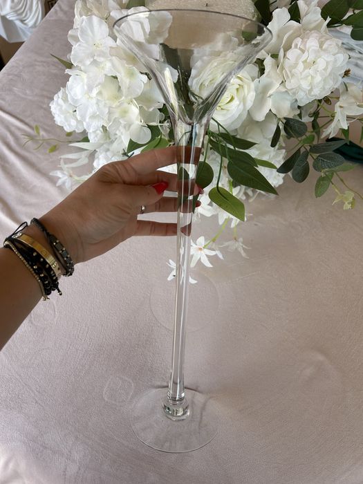 Vaza tip pahar martini H 40 cm