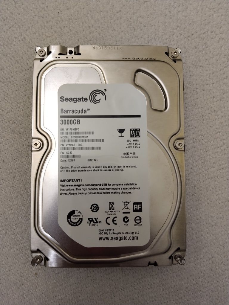 Seagate BarraCuda 3.5 3TB хард диск