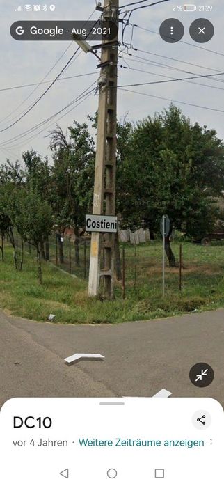 Teren de vânzare – 1800 mp, Str. Cireșului, Costieni, jud. Buzău