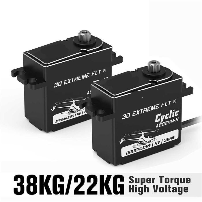 Професионално серво за RC модели AGFRC 76kg Brushless 0.08s IP67