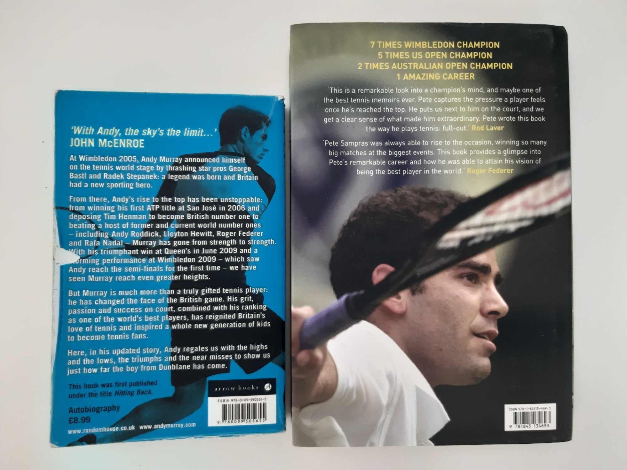 Автобиография на Pete Sampras и Andy Murray на английски