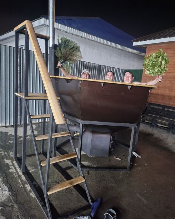 Сауна на дровах, купель-чан на дровах, мангал,казан, караоке, самовар