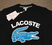 Нова детска мъжка тениска Lacoste памук 100%% фланелка блуза