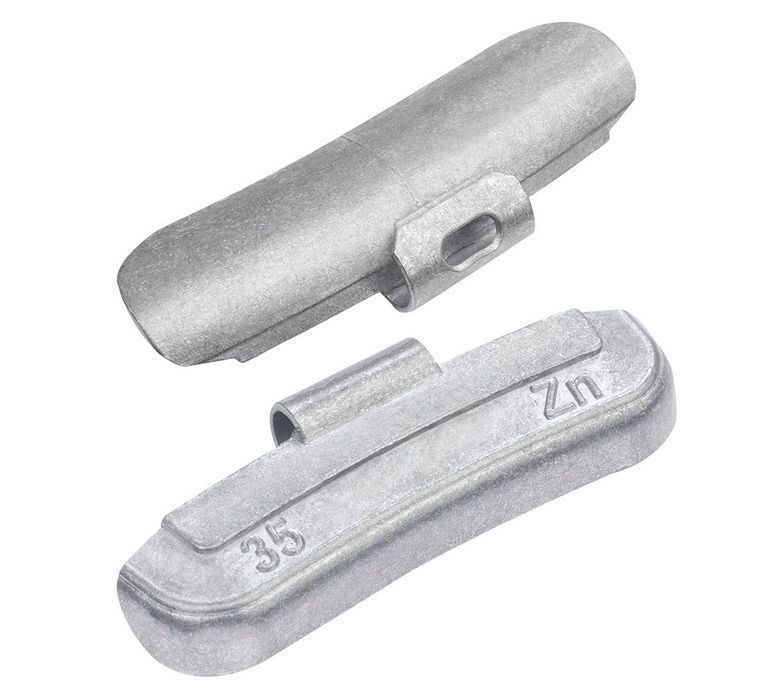 Cutie contragreutati pentru jante de tabla 35 grame - 50 buc - zn