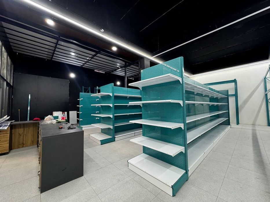 Стеллажи для магазинов цехов и офисов (торговое оборудование)