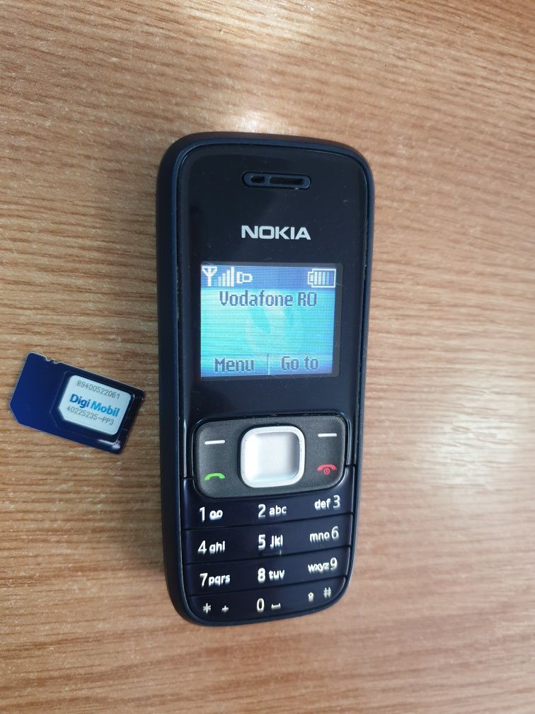 Telefon Nokia 1209 taste butoane lcd color RH-105 seniori necodat