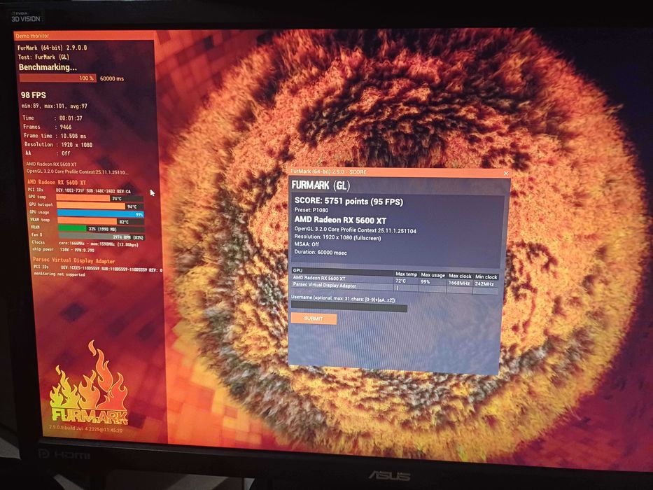 Placa video Rx 5600 XT