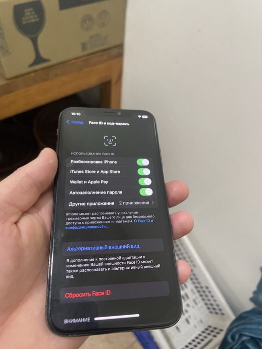 Iphone x black 256gb