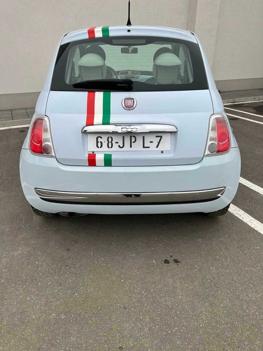 Fiat 500,Automatic,Model Italy,Baby blue,Euro 5