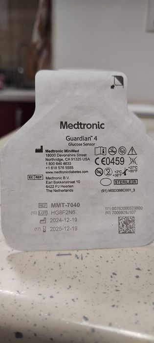 7 Senzori pentru monitorizarea glicemie Medtronic Guardian 4