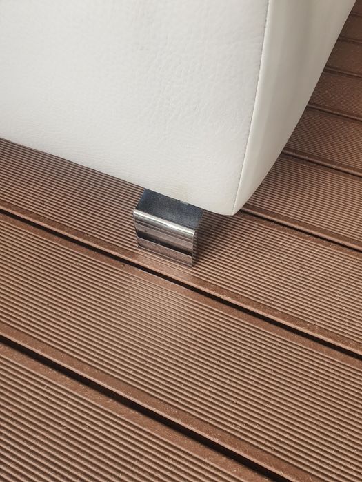 Coltar piele alba Natuzzi