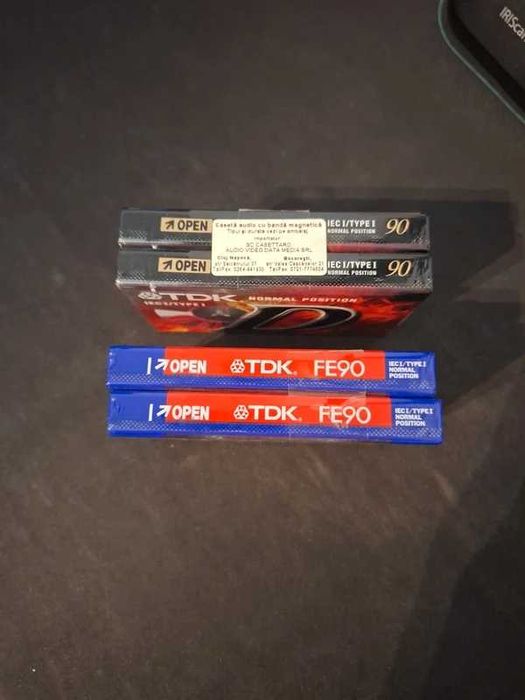 lot 4 casete audio (energica, cu banda magnetica)