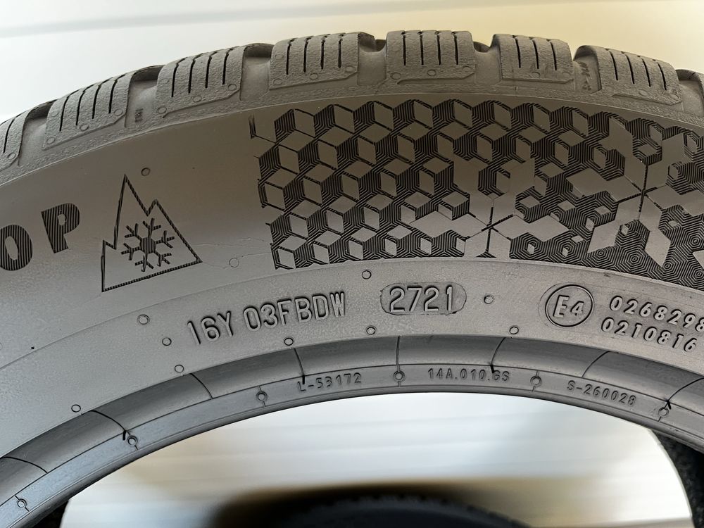4бр зимни гуми 215/60/17 H/Continental winter contact TS870p/dot2721/