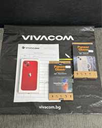 128GB iPhone 13 5G Гаранция Vivacom 2024г. Product Red / Червен