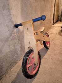 Bicicleta lemn fara pedale