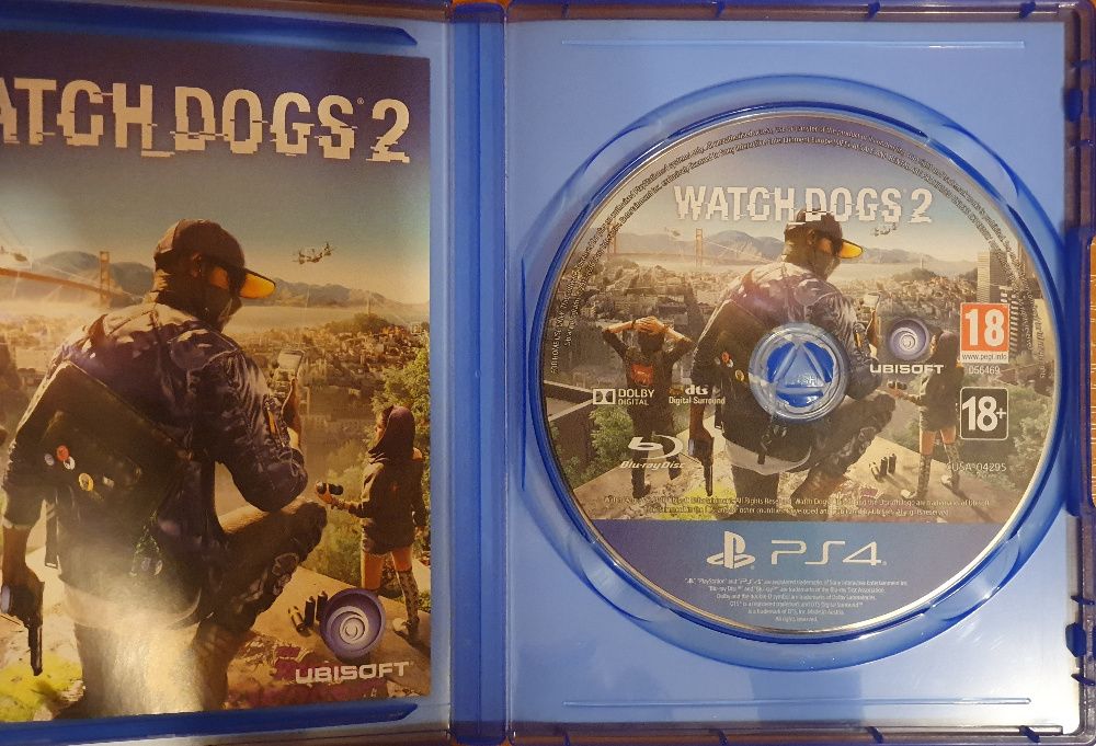 Перфектен диск с игра WATCH DOGS 2 PS4 Playstation 4 Плейстейшън 5 PS5