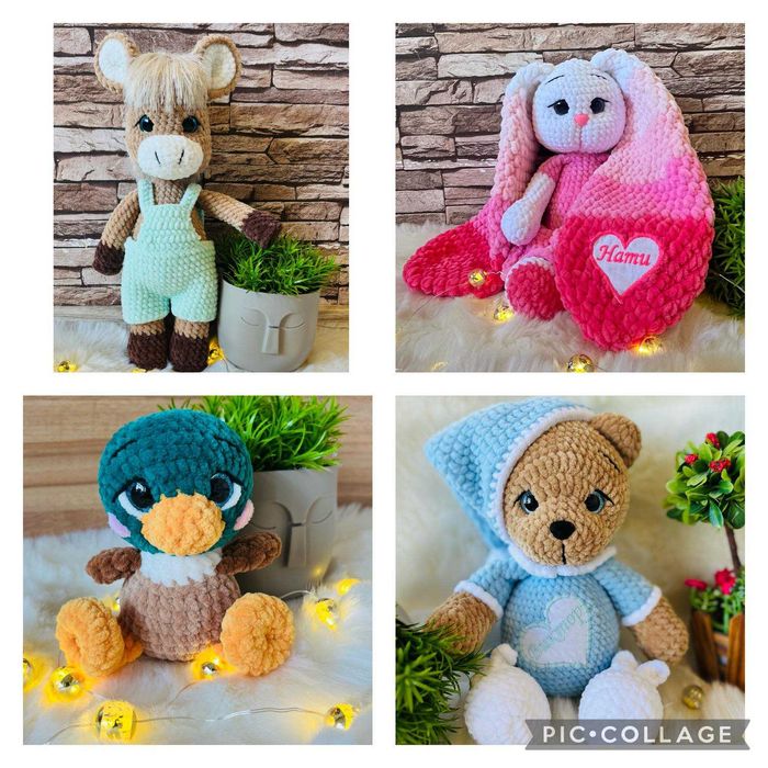 Ръчно плетени играчки