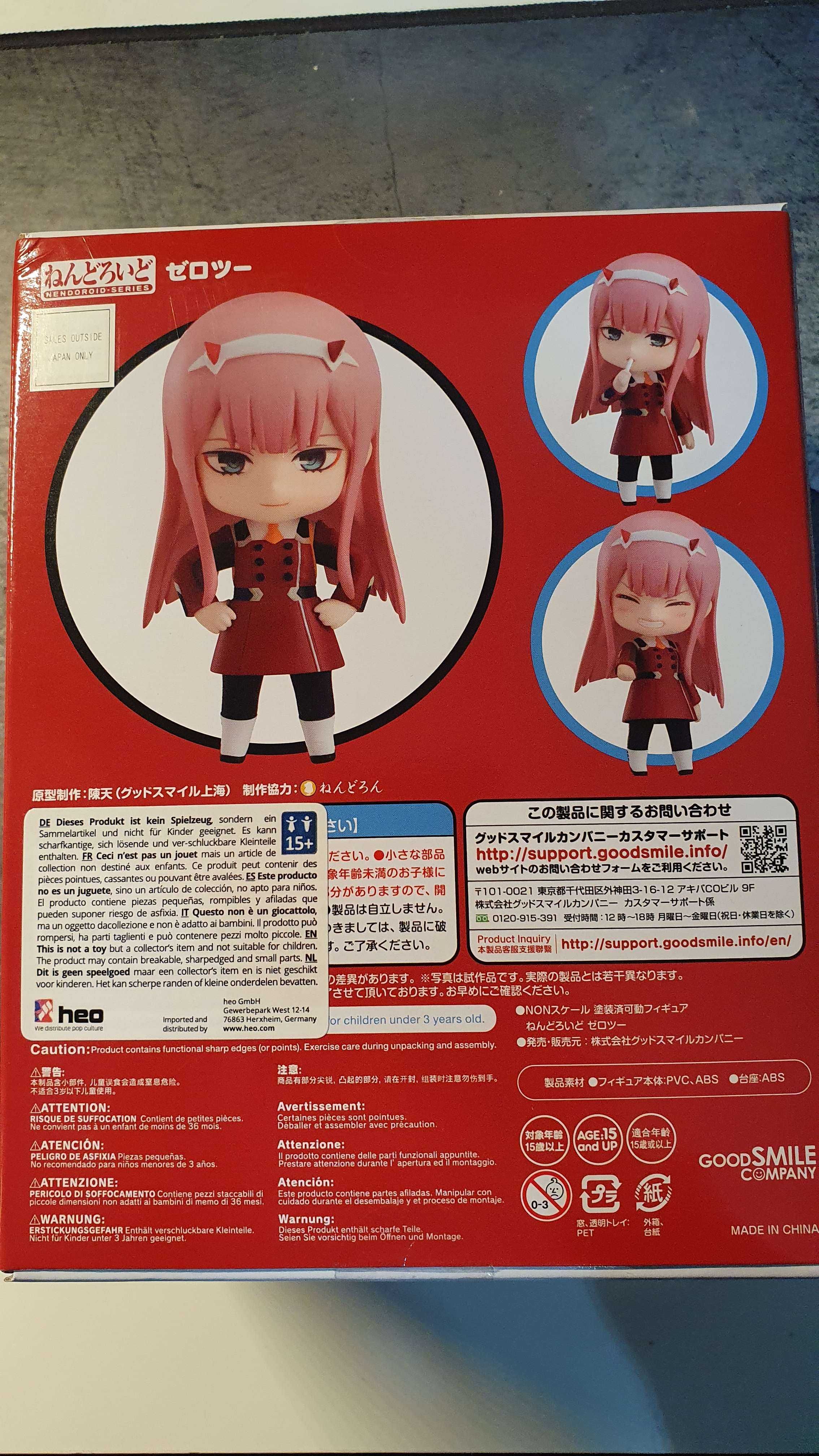 Figurina Darling in the Franxx Nendoroid Action Figure Zero Two 10 cm