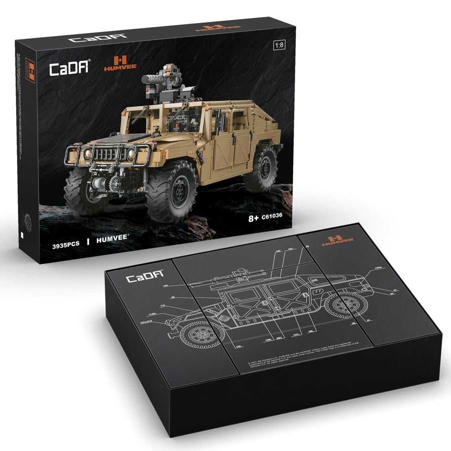 Конструктор Lego CADA Военен Джип Humvee 1:8 Моторизиран 3935ч. 53см.