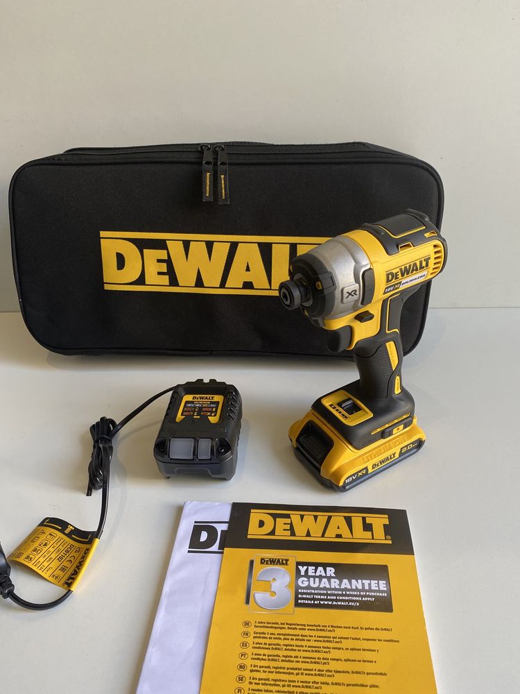 Импакт / Винтоверт DeWALT DCF887 18V XR + Батерия , Зарядно и Чанта