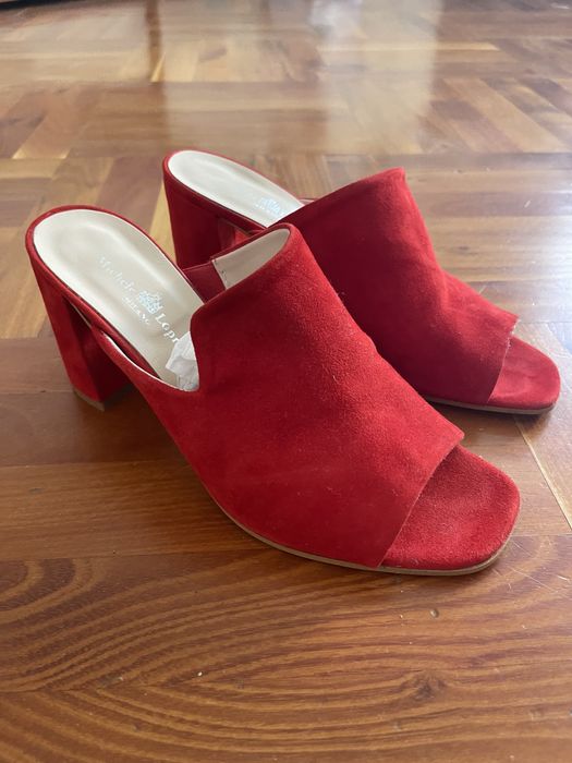 Sandale tip papuci piele