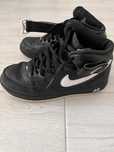 air force 1 mid black and white