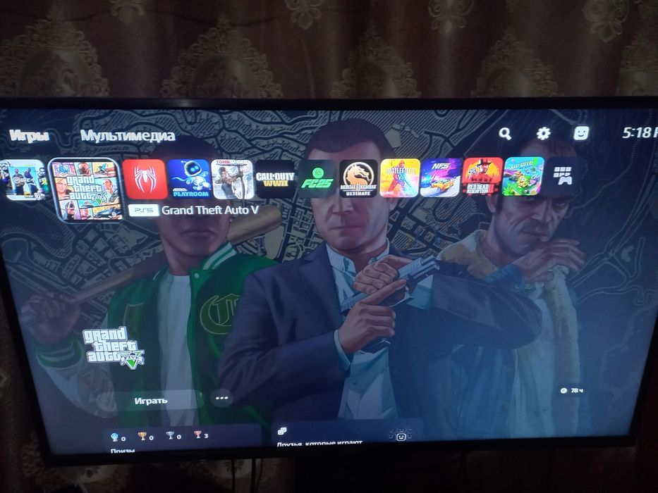 PS5 slim ideal tiniq 2 original djoystik bor o'yinlar yozilgan