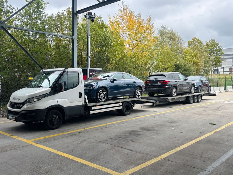 Transport autoturisme Belgia Olanda Germania